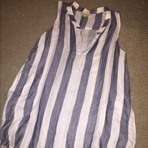 NWOT Cloth & Stone Striped Button Up (XL)
